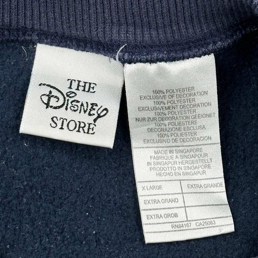 100 Acre Wood Friends Disney Cartoon Sweatshirt - XL Navy Polyester - Image 3