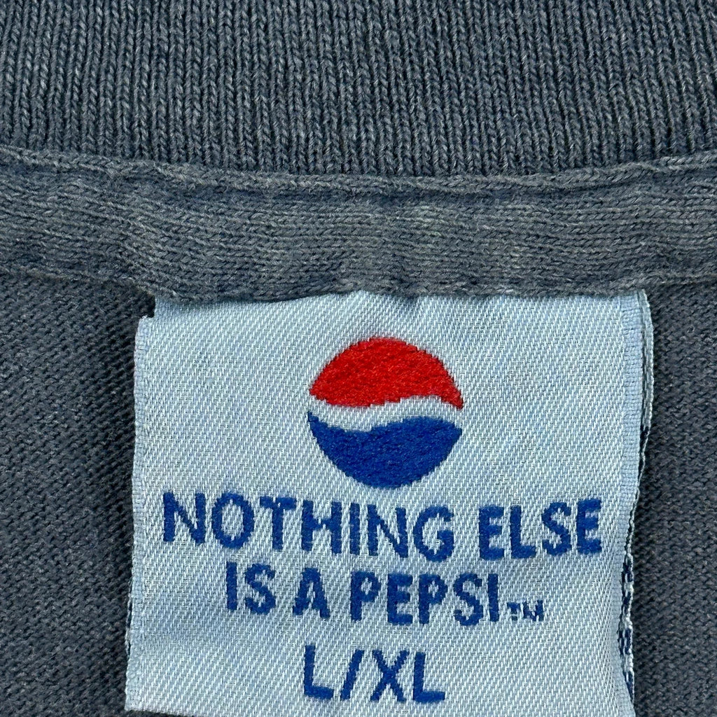 100 Percent Pepsi T-Shirt - Large Blue Cotton - Image 3