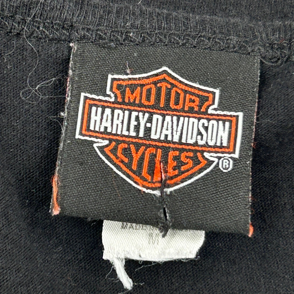 110Th Anniversary Harley Davidson Graphic Tank Top - Medium Black Cotton - Image 3