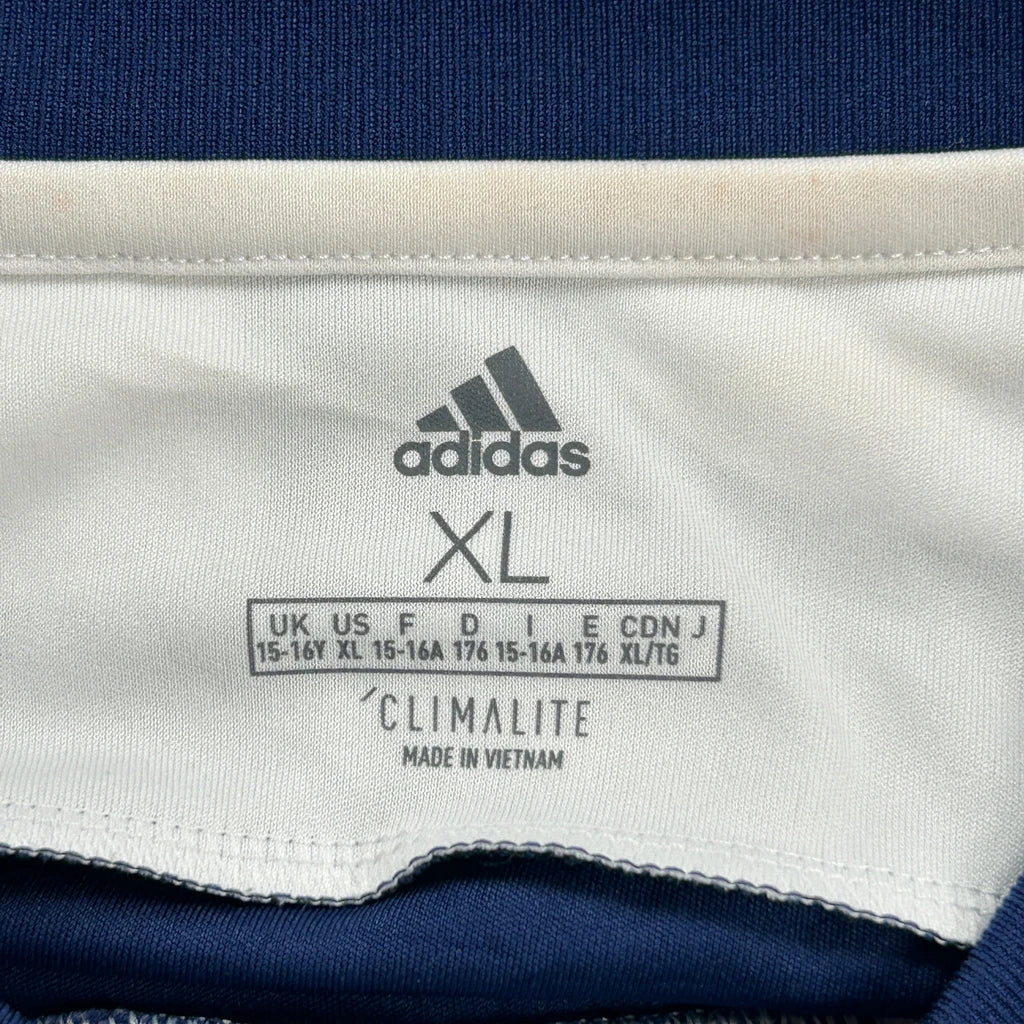 15-16 Years Bayern Munich Adidas Football Shirt - XL Blue Polyester - Image 3
