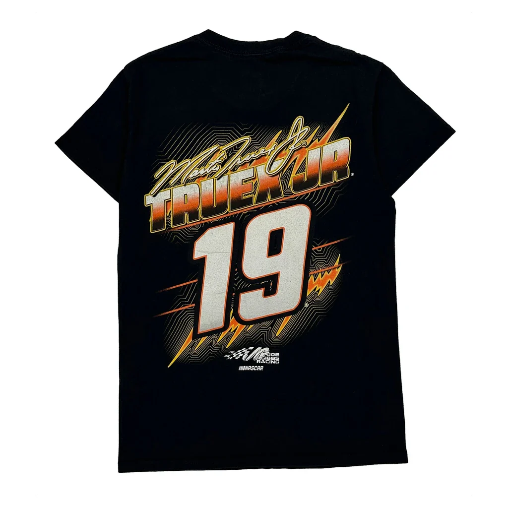 19 Martin Truex Jr Nascar T-Shirt - Small Black Cotton - Image 2