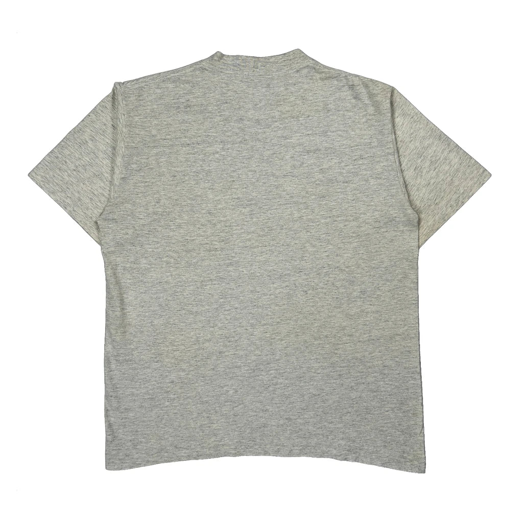 1991 Gourmet Bike Tour Jansport Graphic T-Shirt - Large Grey Cotton - Image 2