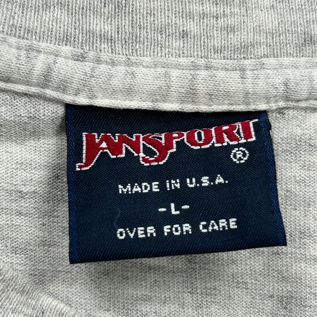 1991 Gourmet Bike Tour Jansport Graphic T-Shirt - Large Grey Cotton - Image 3