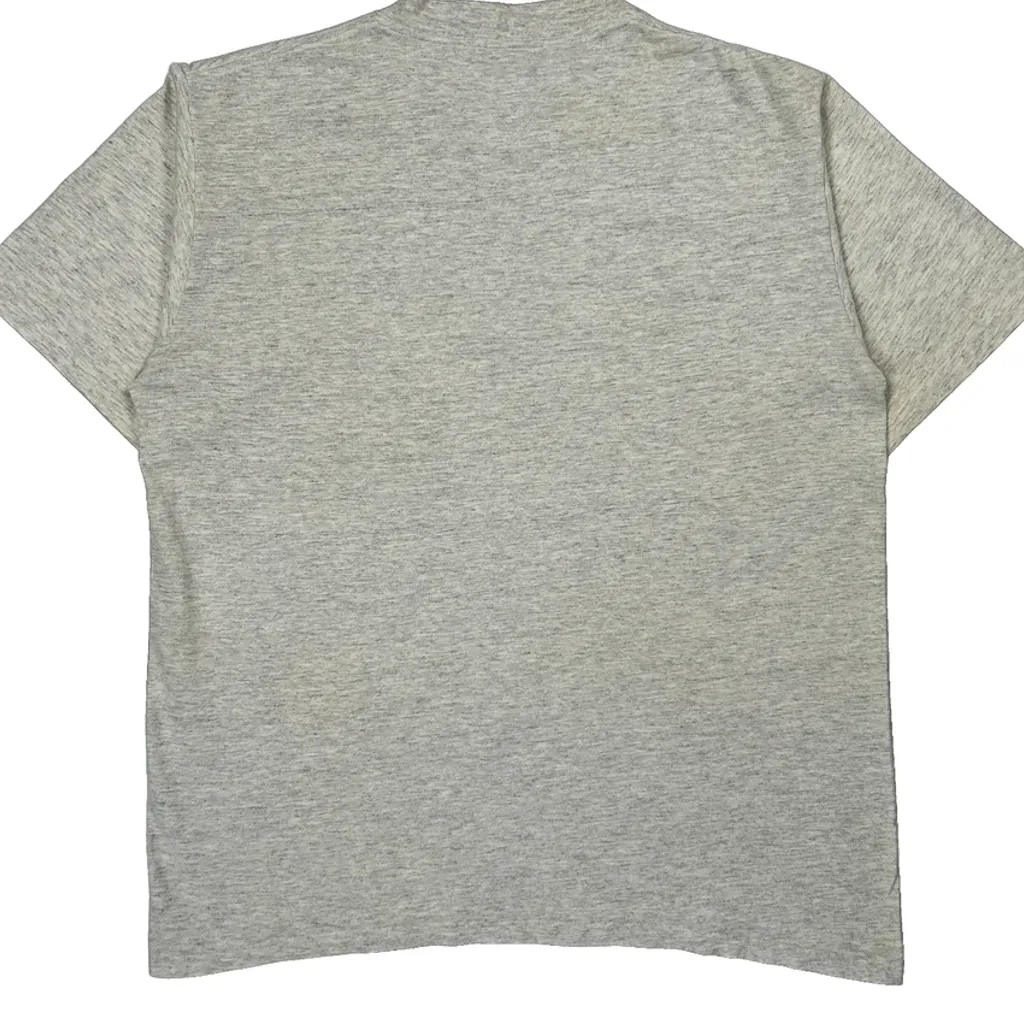 1991 Gourmet Bike Tour Jansport Graphic T-Shirt - Large Grey Cotton - Image 6