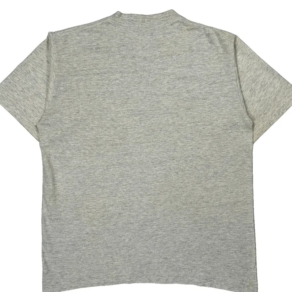 1991 Gourmet Bike Tour Jansport Graphic T-Shirt - Large Grey Cotton - Image 7