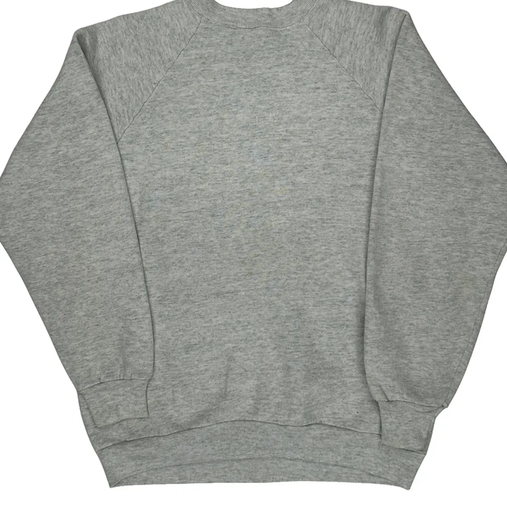 1991 Minnesota Twins Fruit Of The Loom Graphic Sweatshirt - Large Gray Cotton Blend - Image 7