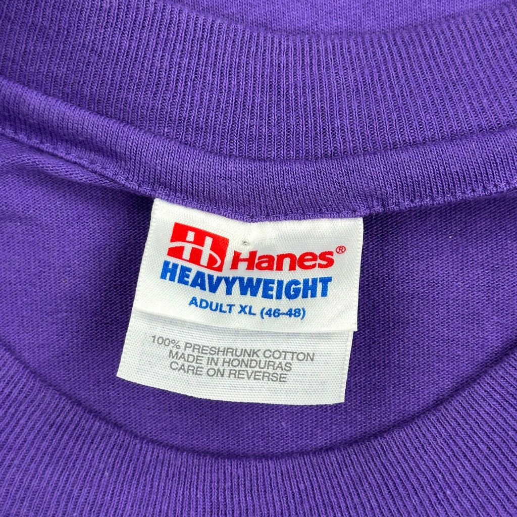 1996 Atlanta Paralympic Games Hanes Single Stitch T-Shirt - XL Purple Cotton - Image 3
