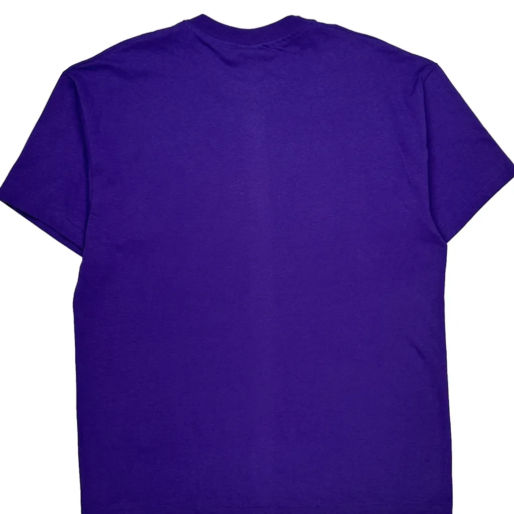 1996 Atlanta Paralympic Games Hanes Single Stitch T-Shirt - XL Purple Cotton - Image 7