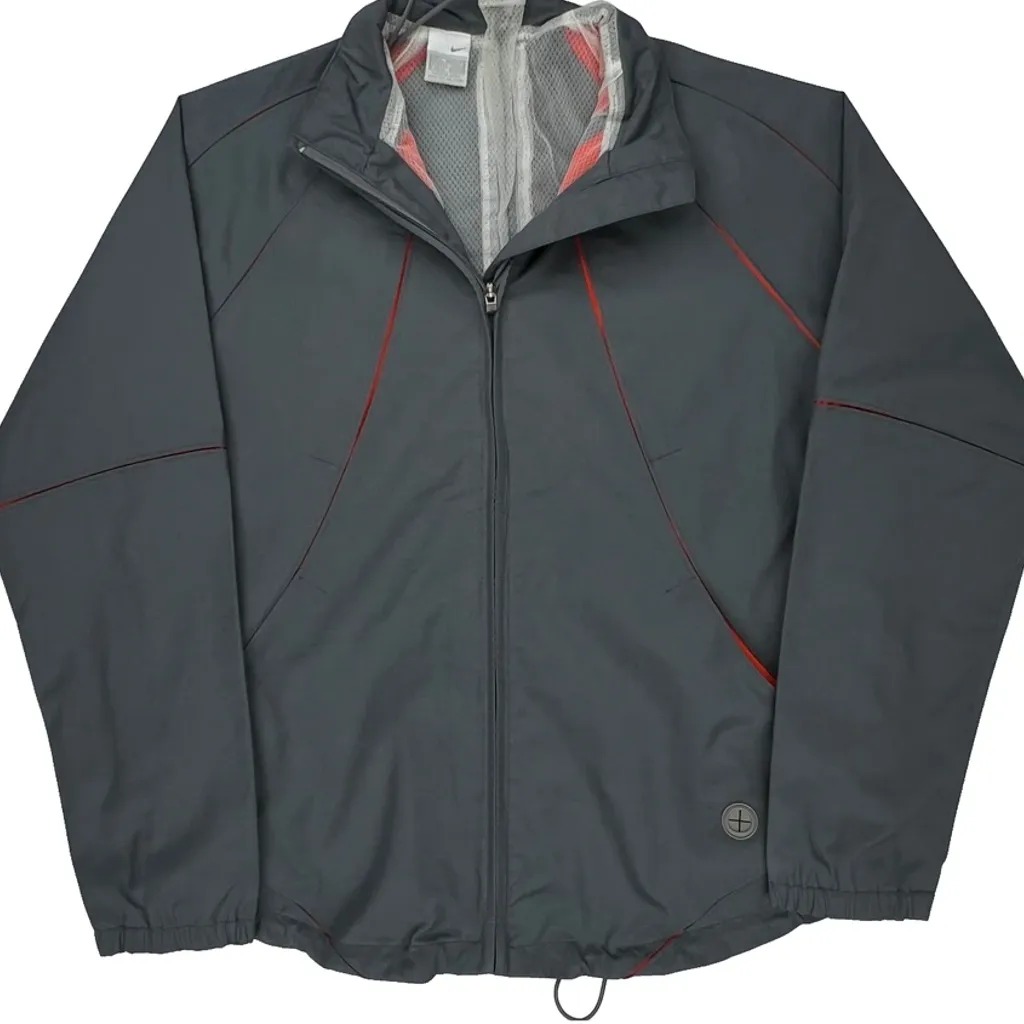 2003 Nike Mobius 'Mb1' Articulated Technical Track Jacket - Large Gray Polyester - Image 4