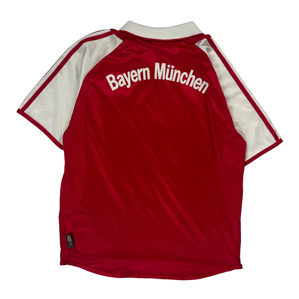 2004-05 Fc Bayern Munich, Age 12 Adidas Football Shirt - Medium Red Polyester - Image 2