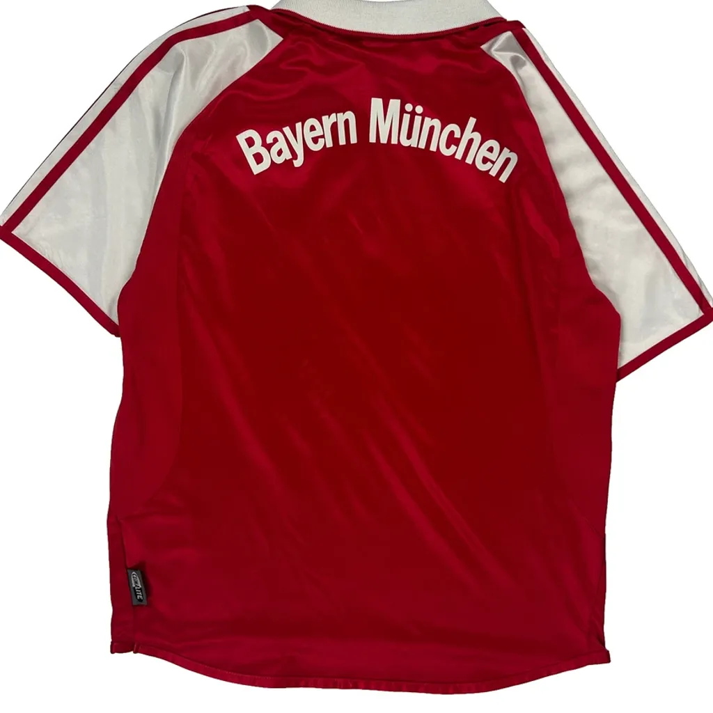 2004-05 Fc Bayern Munich, Age 12 Adidas Football Shirt - Medium Red Polyester - Image 6