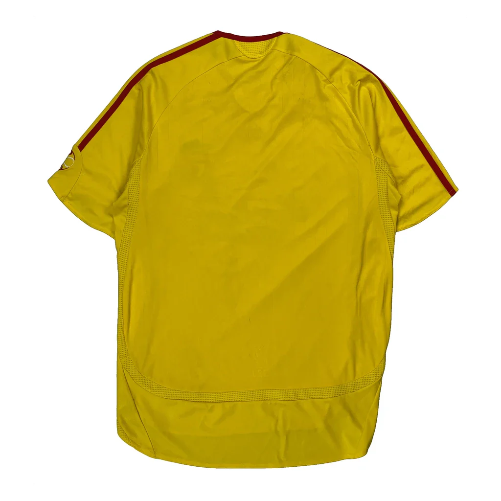2006-07 Liverpool Adidas Away Football Shirt - Medium Red Polyester - Image 2