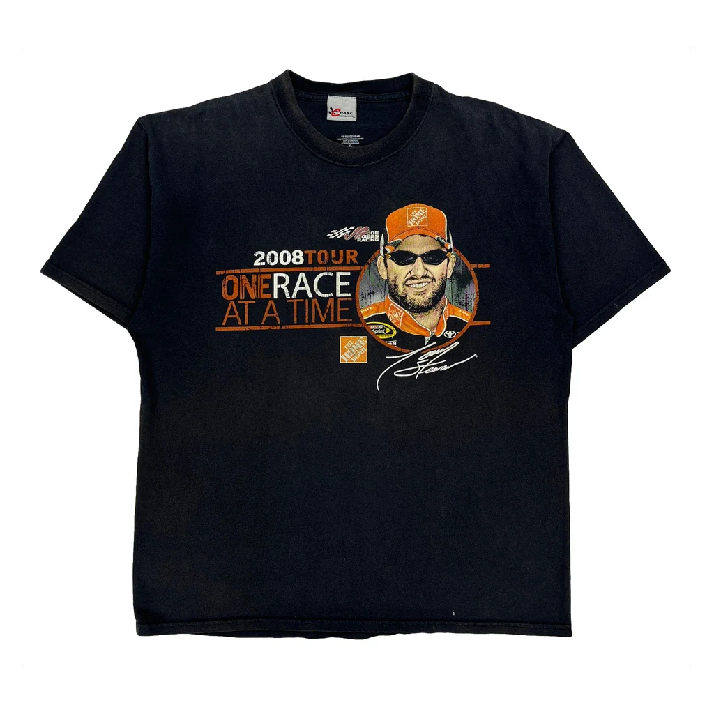 2008 Tour Chase Authentics Nascar T-Shirt - XL Black Cotton
