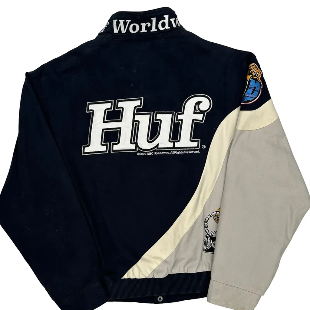 20Th Anniversary Huf Graphic Jacket - Medium Black Cotton - Image 6