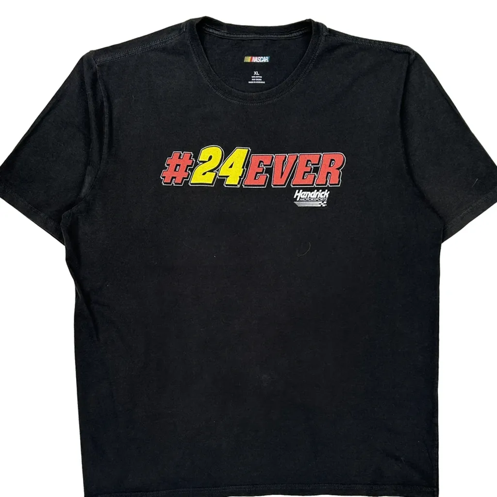24Ever Nascar T-Shirt - XL Black Cotton - Image 4