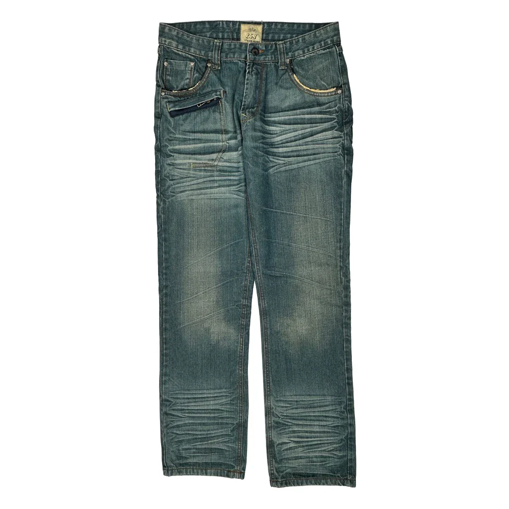 253 Jeans - 33W 33L Blue Denim - Image 2