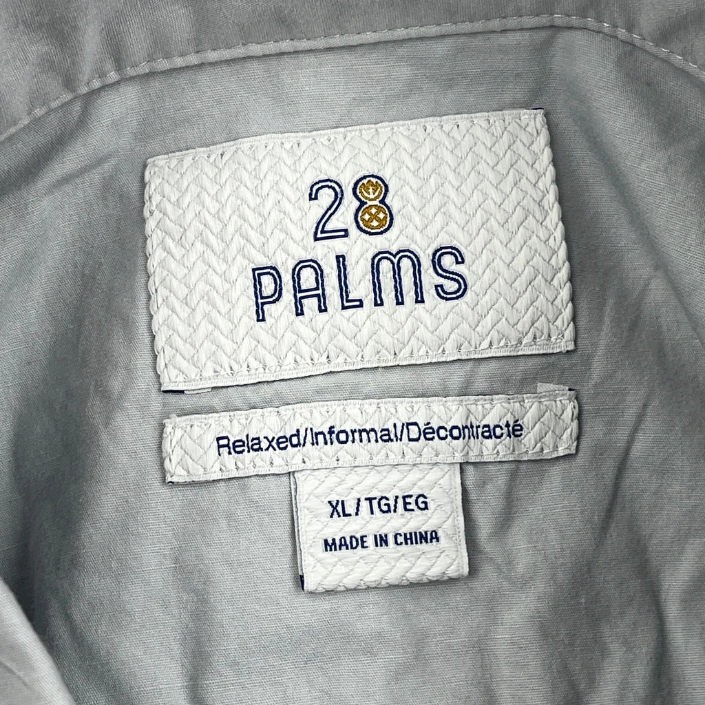 28 Palms Graphic Hawaiian Shirt - XL Grey Cotton - Image 3