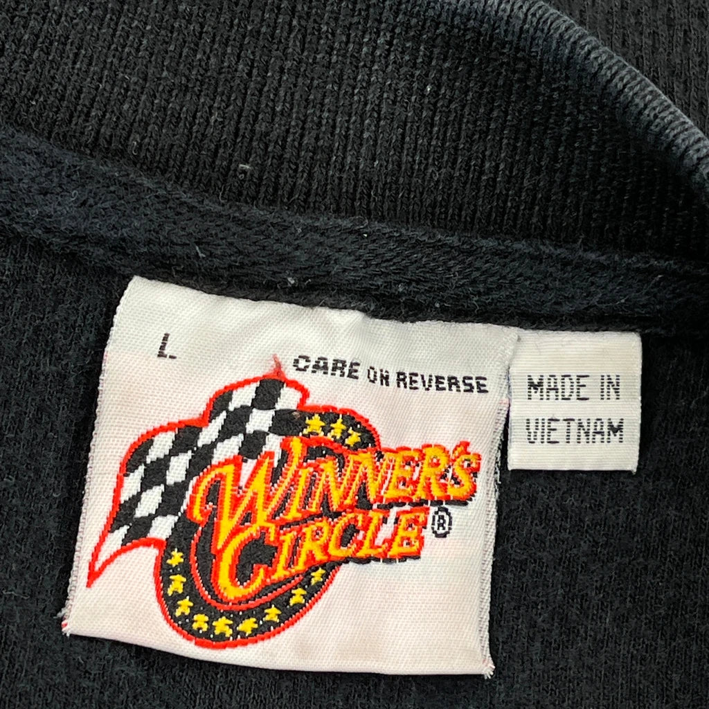 3 Time Champion Winners Circle Polo Shirt - Large Black Cotton - Image 3