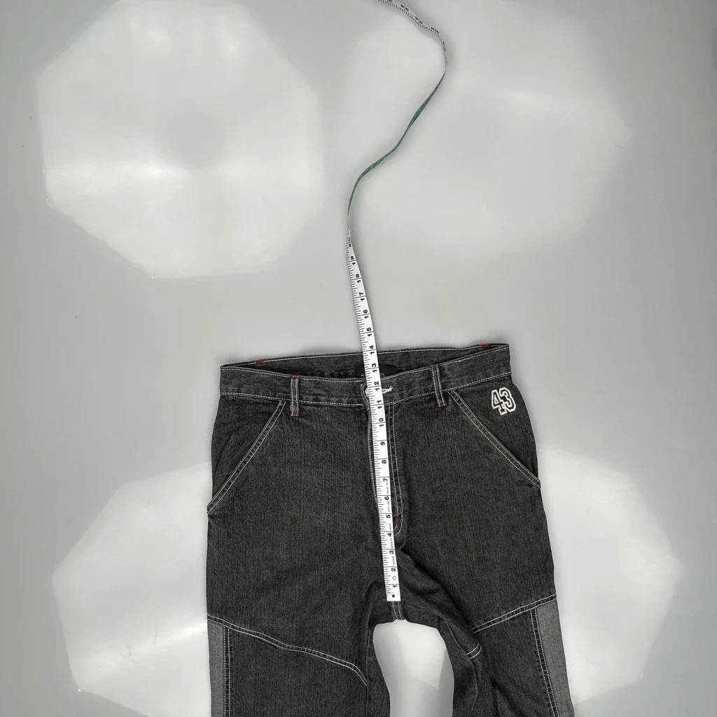 43 Superior Graphic Carpenter Jeans - 32W 33L Grey Denim - Image 4