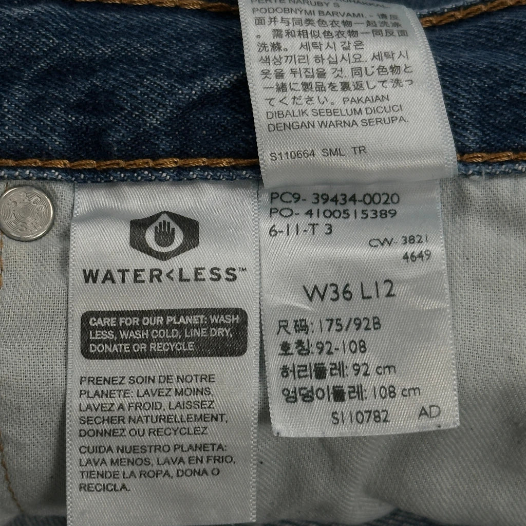 434 Levis Baggy Denim Shorts - 34W 12L Blue Denim - Image 6