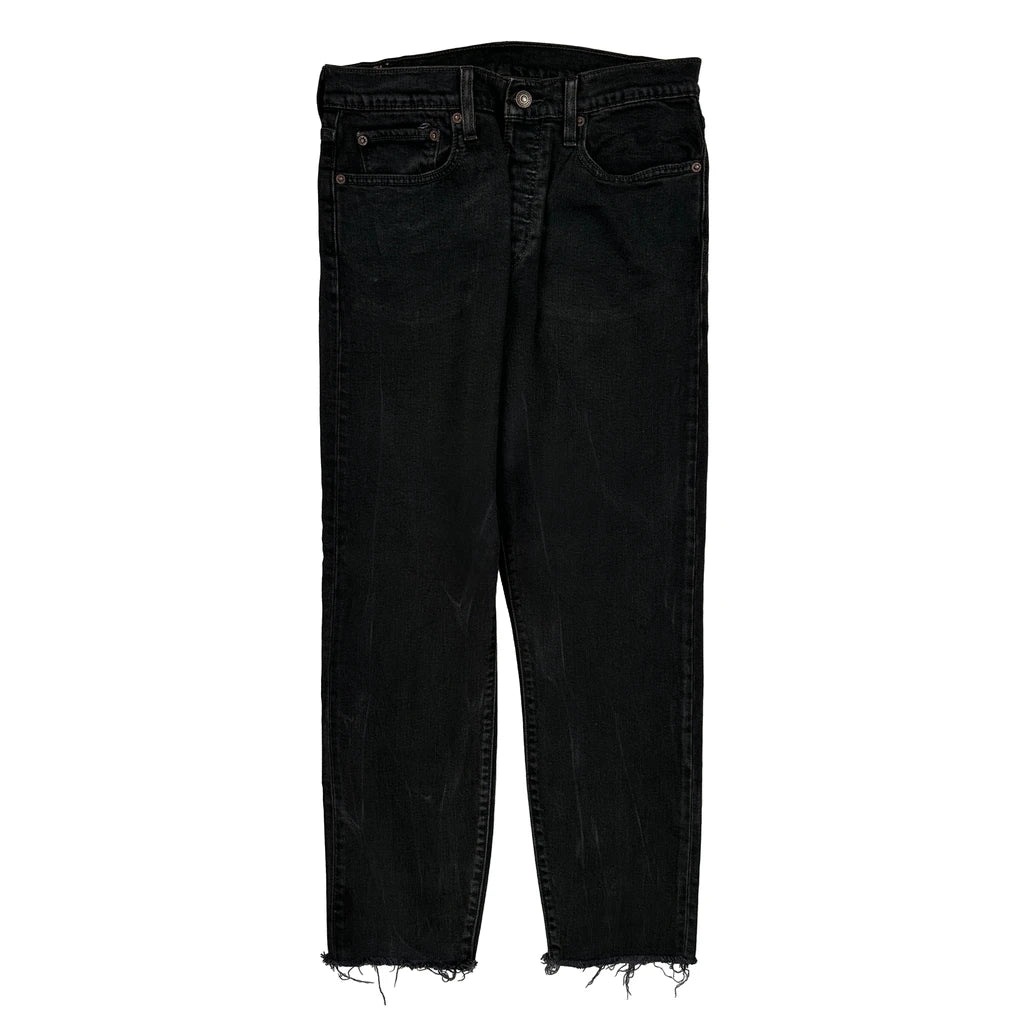 501 Levis Jeans - 30W 28L Black Denim - Image 2