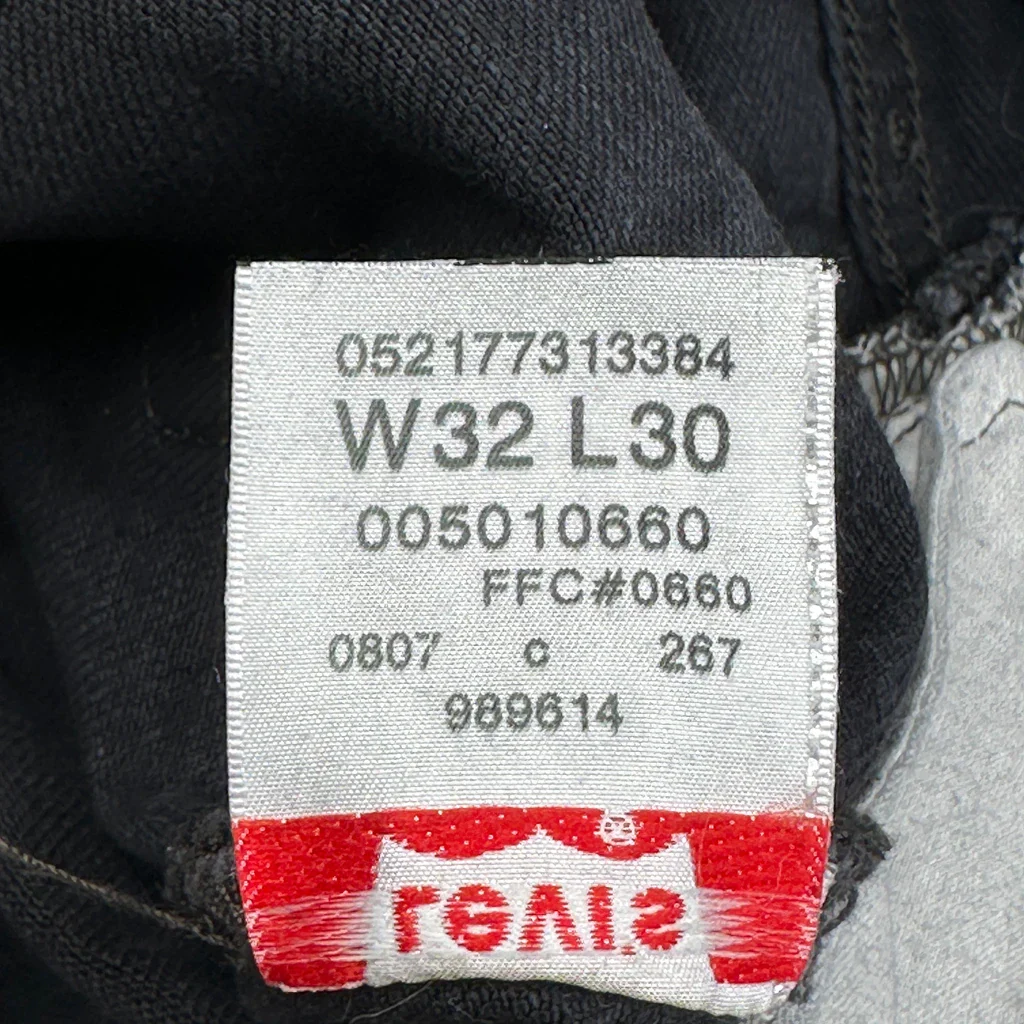 501 Levis Jeans - 32W 30L Black Cotton - Image 6