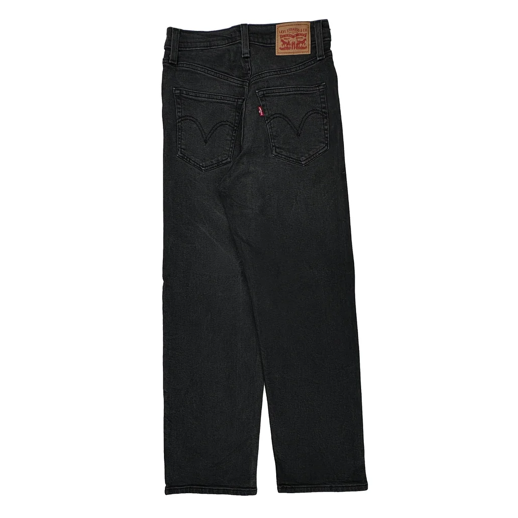 501 Levis Jeans - 32W 27L Black Cotton