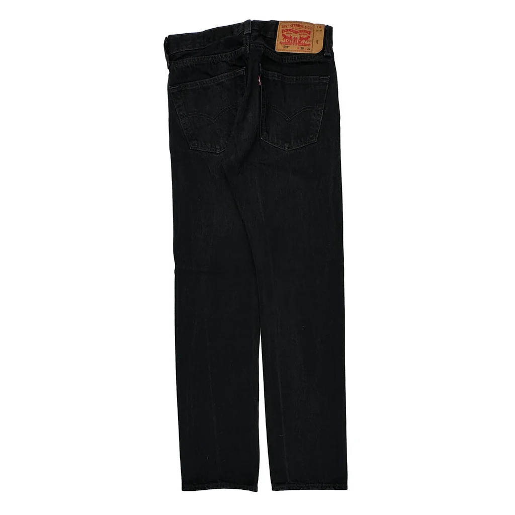 501 Levis Jeans - 32W 31L Black Cotton