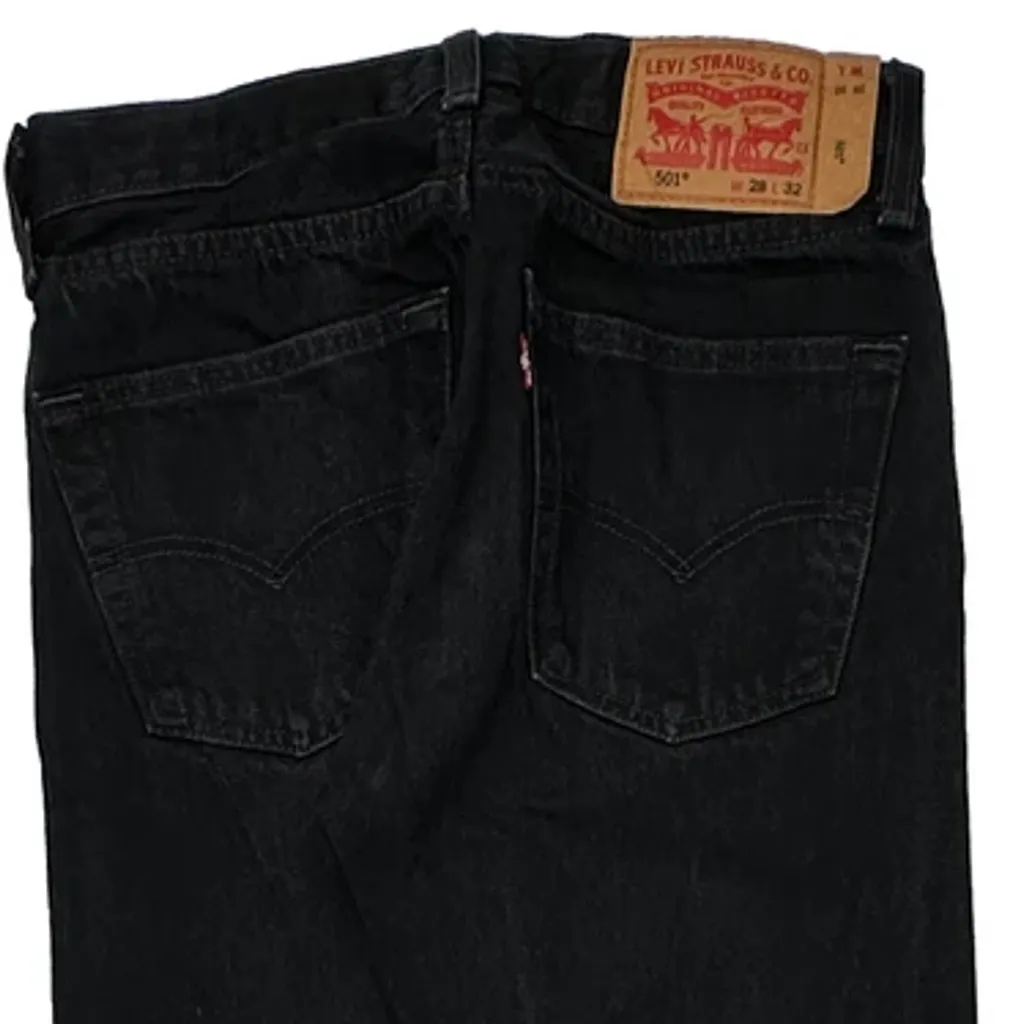 501 Levis Jeans - 32W 31L Black Cotton - Image 8