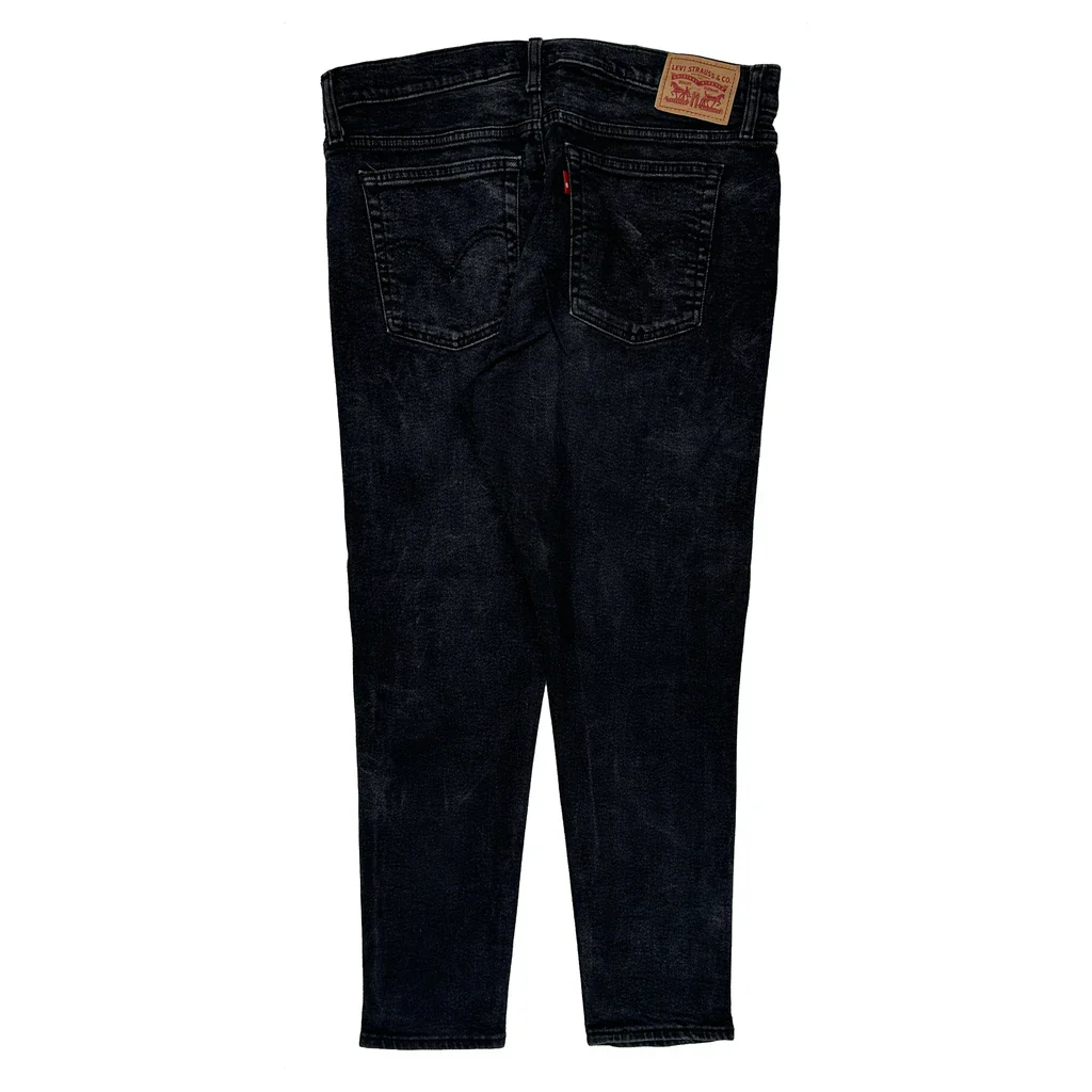 501 Levis Jeans - 32W 27L Black Cotton
