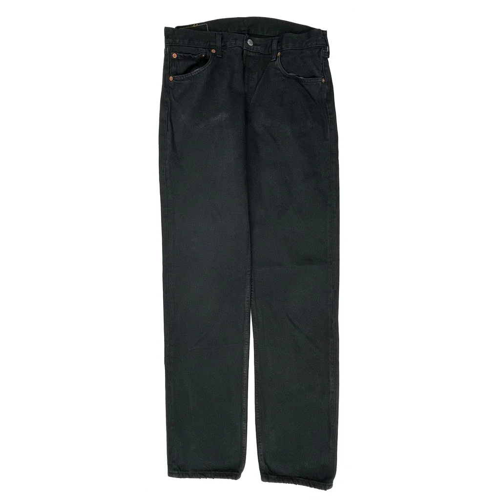 501 Levis Jeans - 32W 36L Black Cotton - Image 2