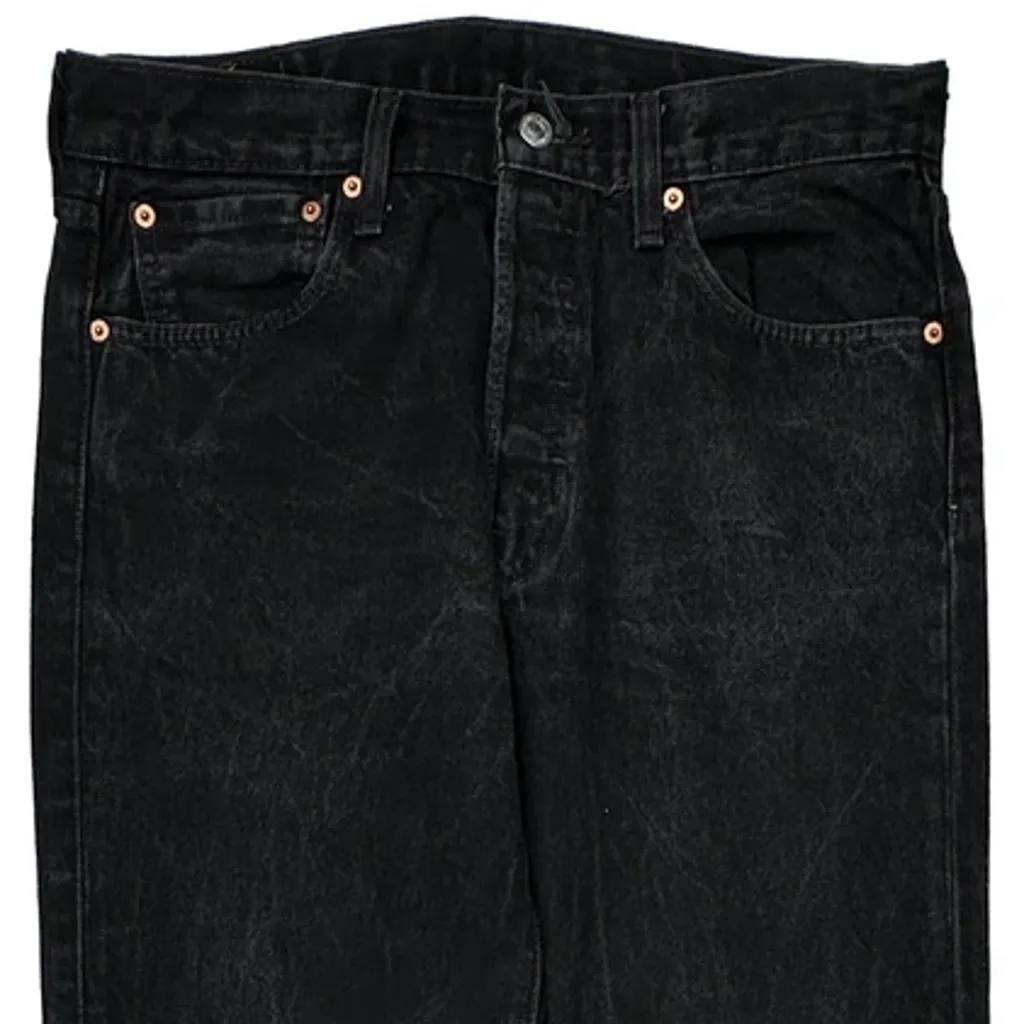 501 Levis Jeans - 33W 32L Black Cotton - Image 9