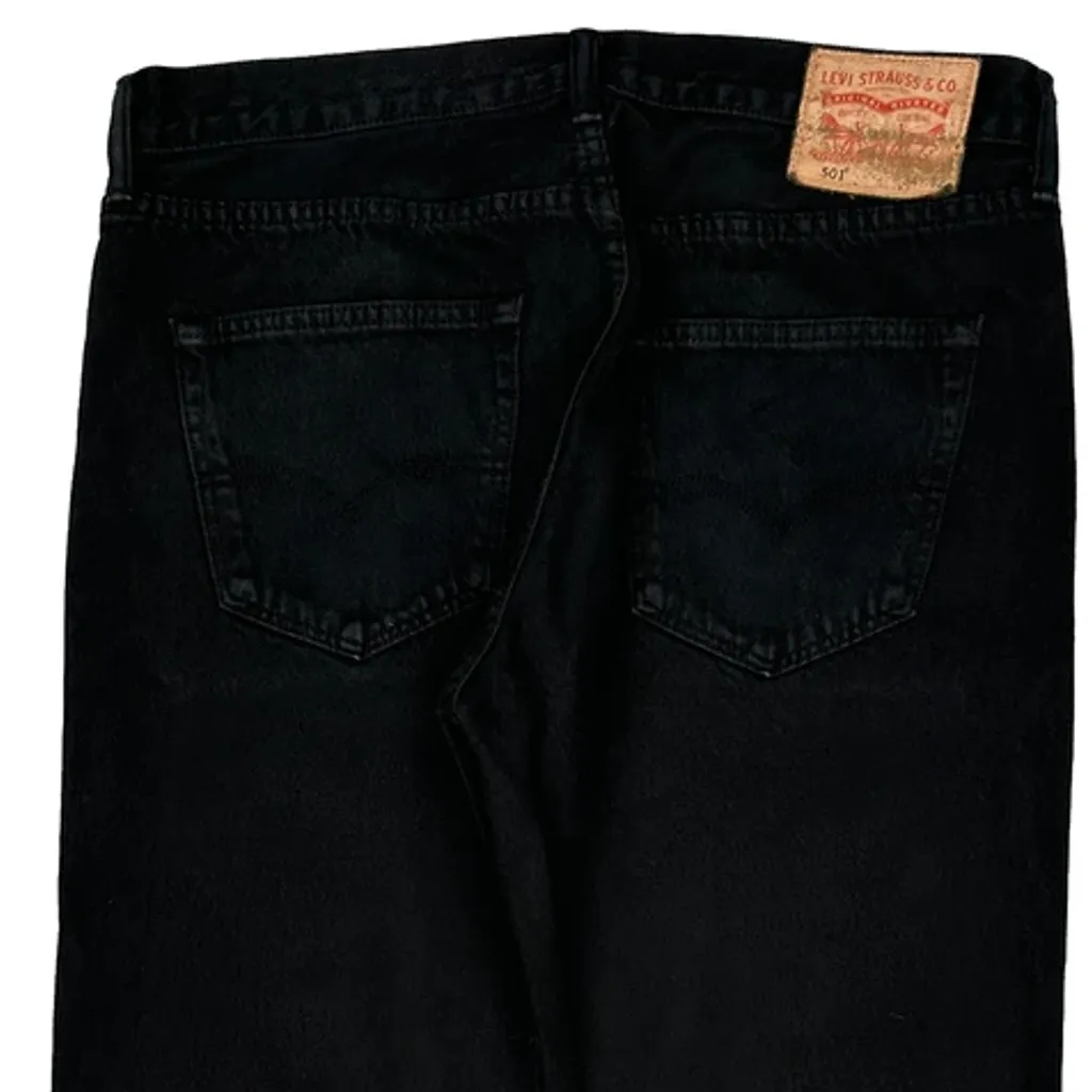 501 Levis Jeans - 34W 32L Black Cotton - Image 9