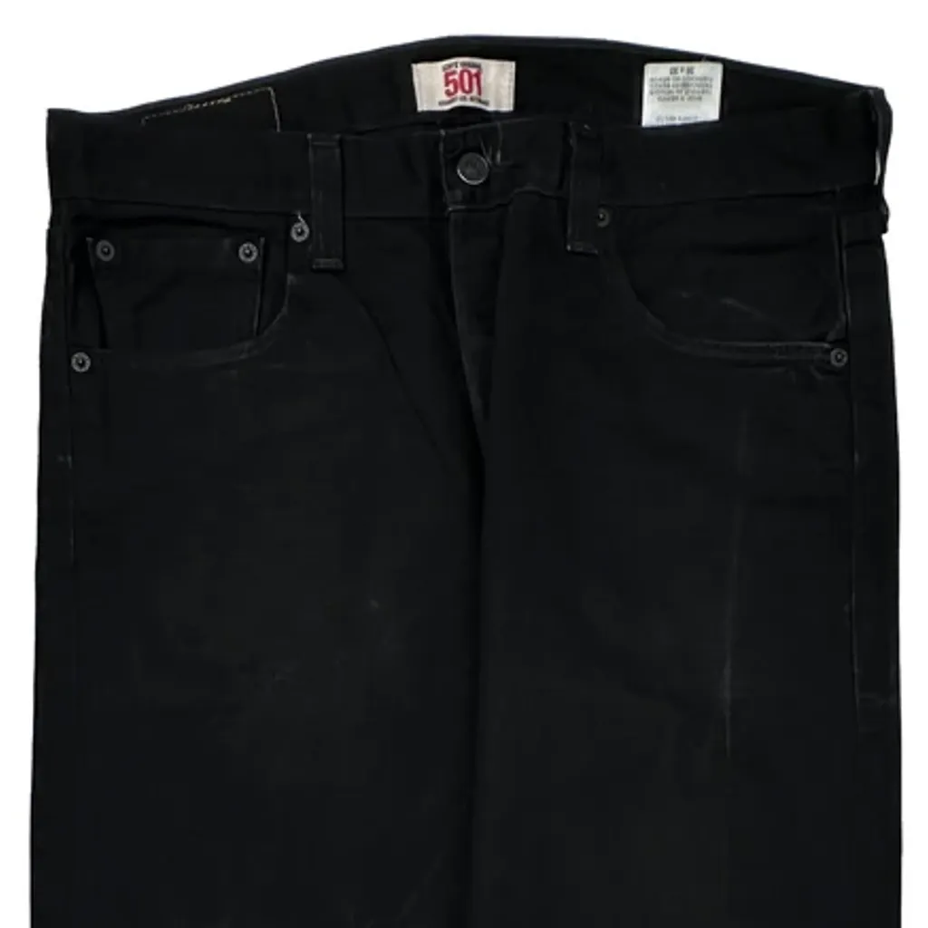 501 Levis Jeans - 34W 30L Black Cotton - Image 10