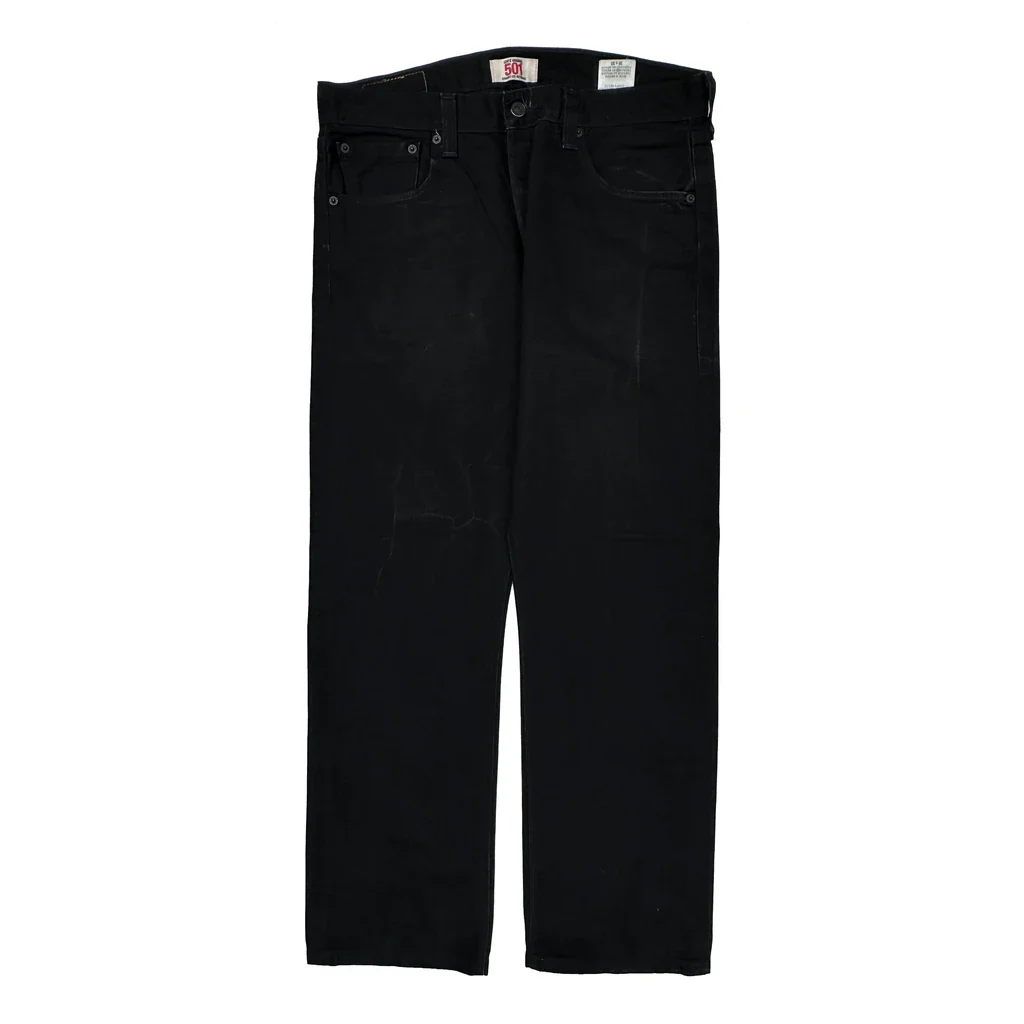 501 Levis Jeans - 34W 30L Black Cotton - Image 2