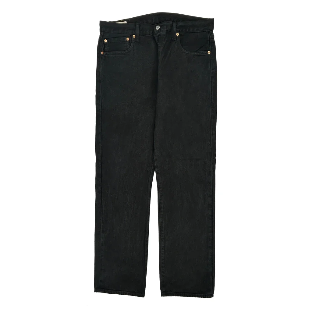 501 Levis Jeans - 34W 31L Black Cotton - Image 2