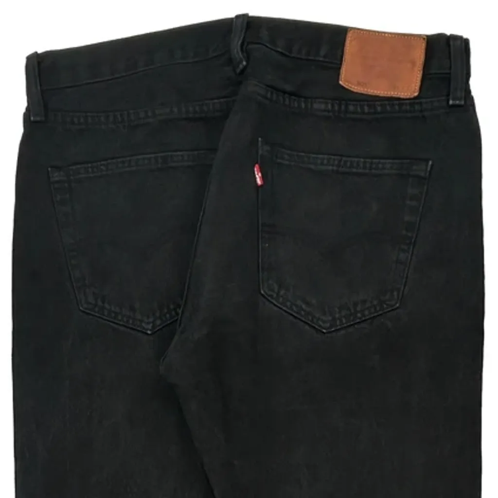 501 Levis Jeans - 34W 31L Black Cotton - Image 8