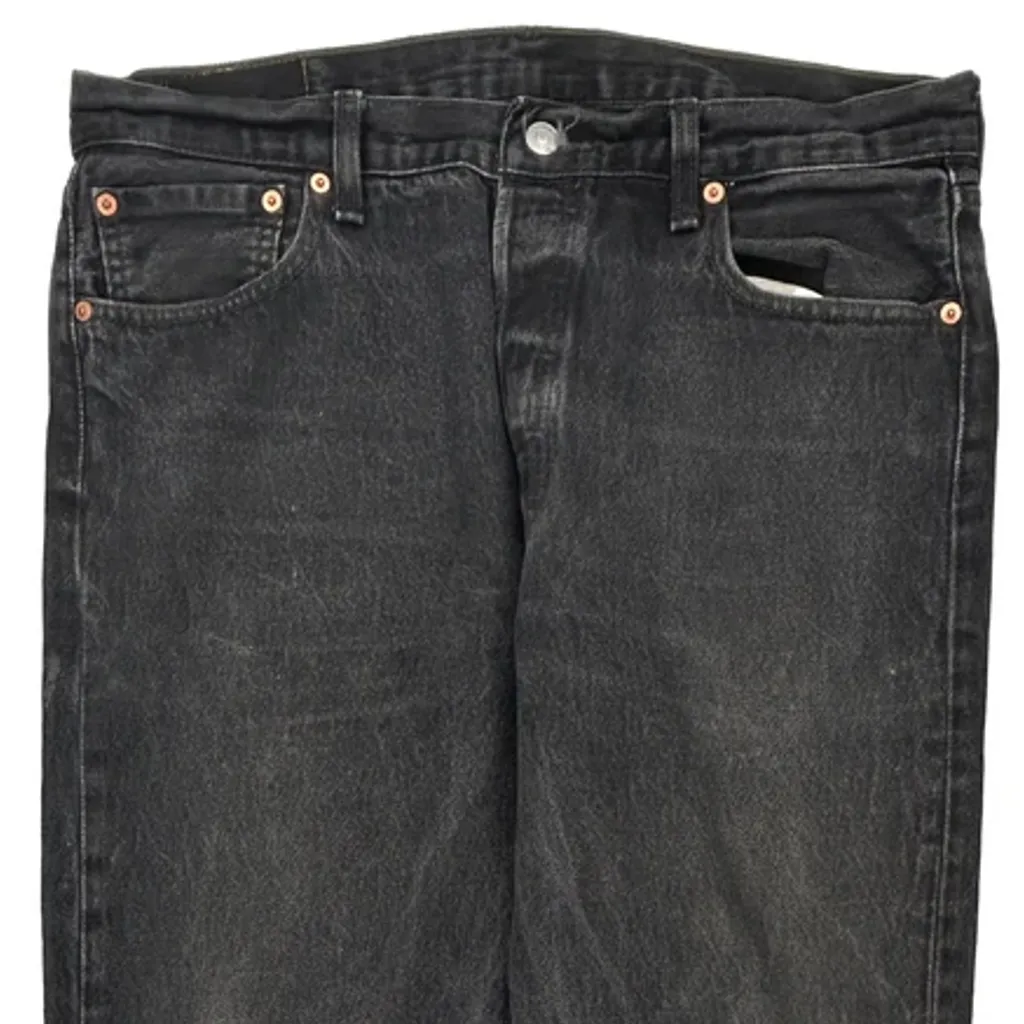 501 Levis Jeans - 36W 32L Black Cotton - Image 10