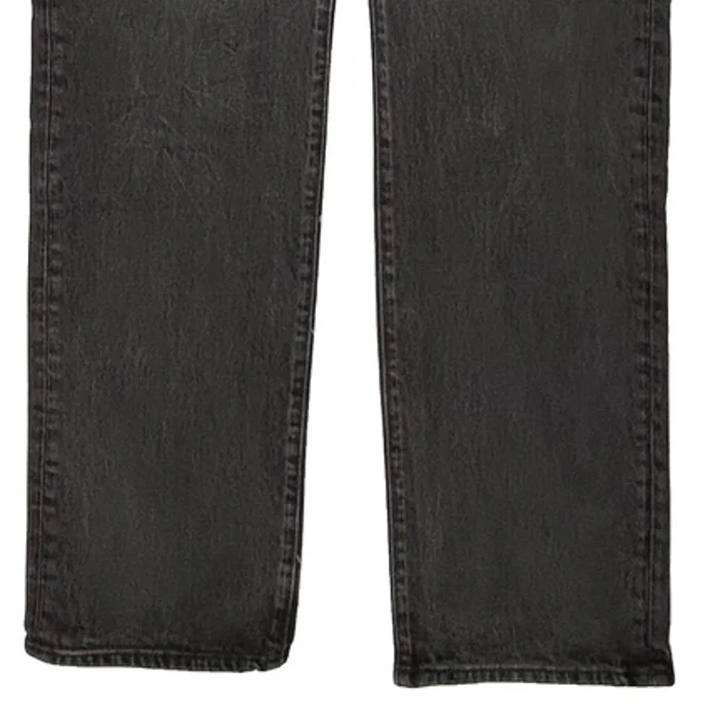 501 Levis Jeans - 36W 33L Black Denim - Image 8