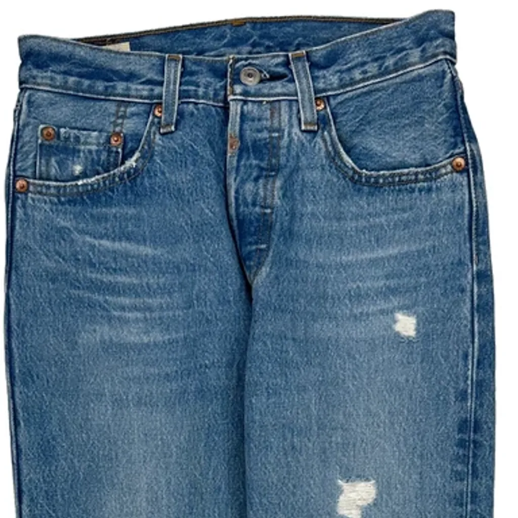 501 Levis Jeans - 26W 30L Blue Cotton - Image 10