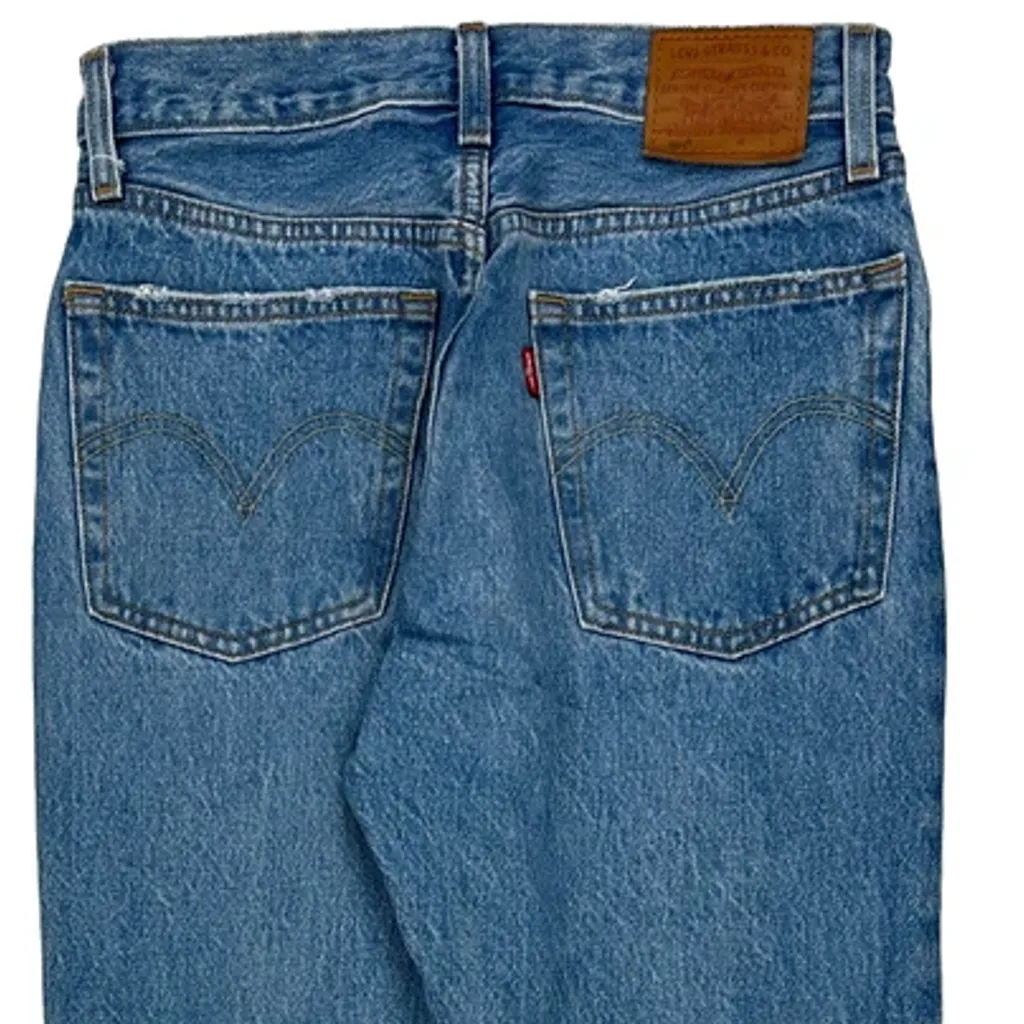 501 Levis Jeans - 26W 30L Blue Cotton - Image 7