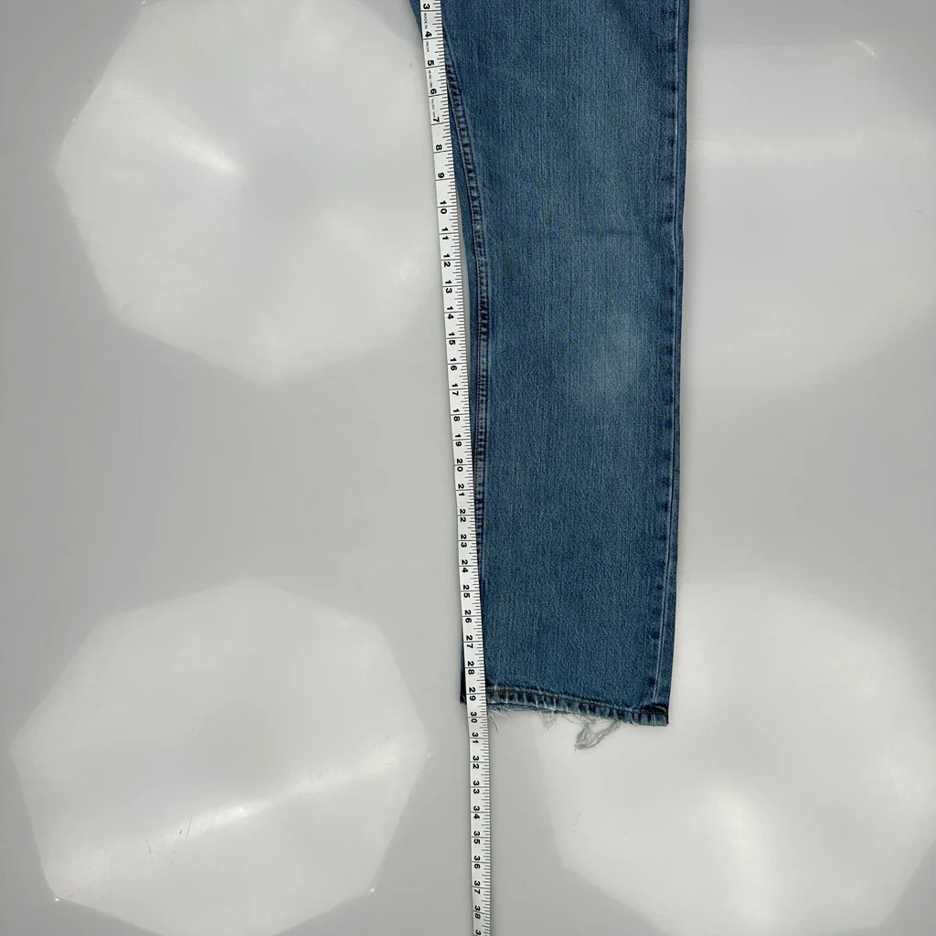 501 Levis Jeans - 28W 30L Blue Cotton - Image 5