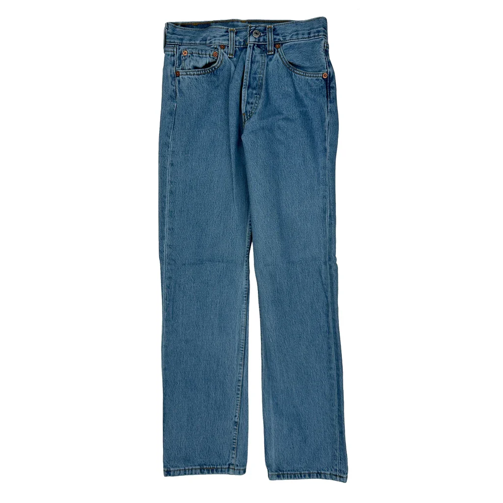 501 Levis Jeans - 28W 30L Blue Cotton - Image 2