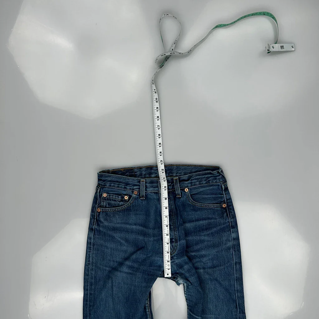 501 Levis Jeans - 28W 33L Blue Denim - Image 5