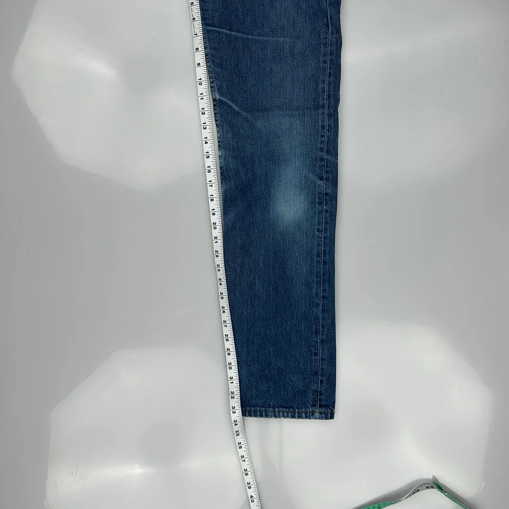501 Levis Jeans - 28W 33L Blue Denim - Image 6