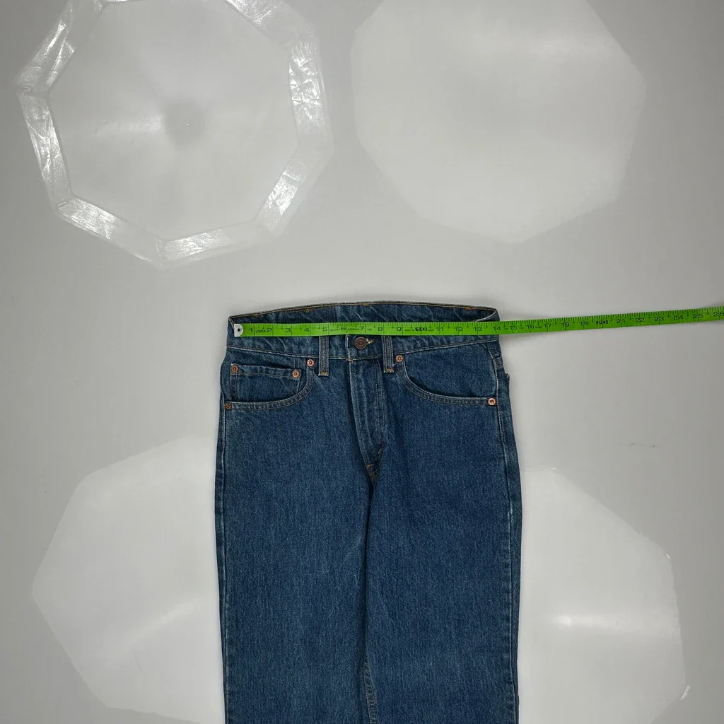 501 Levis Jeans - 28W 32L Blue Denim - Image 3