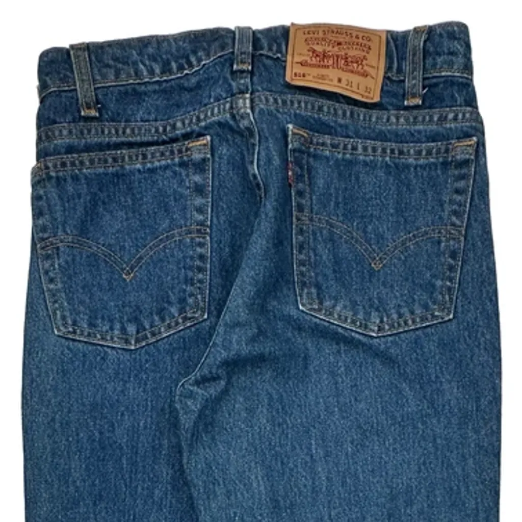 501 Levis Jeans - 28W 32L Blue Denim - Image 7