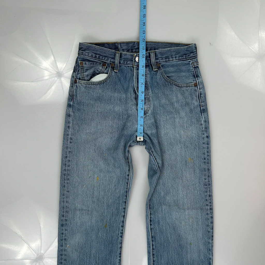 501 Levis Jeans - 29W 32L Blue Cotton - Image 4