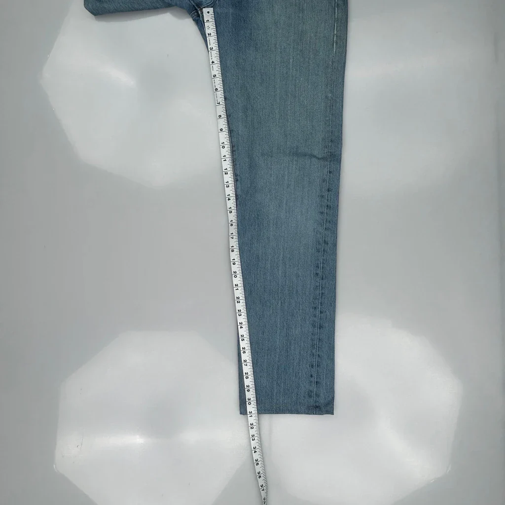 501 Levis Jeans - 30W 34L Blue Denim - Image 5