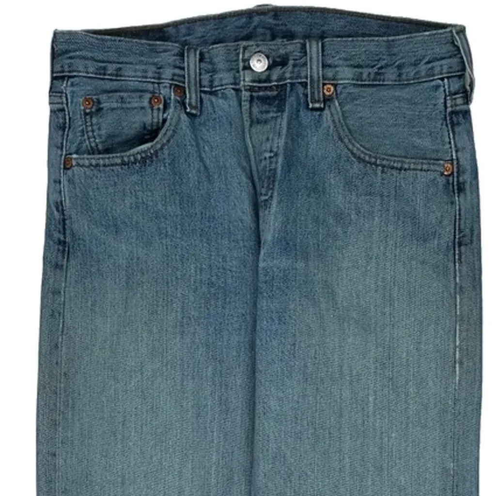 501 Levis Jeans - 30W 34L Blue Denim - Image 9